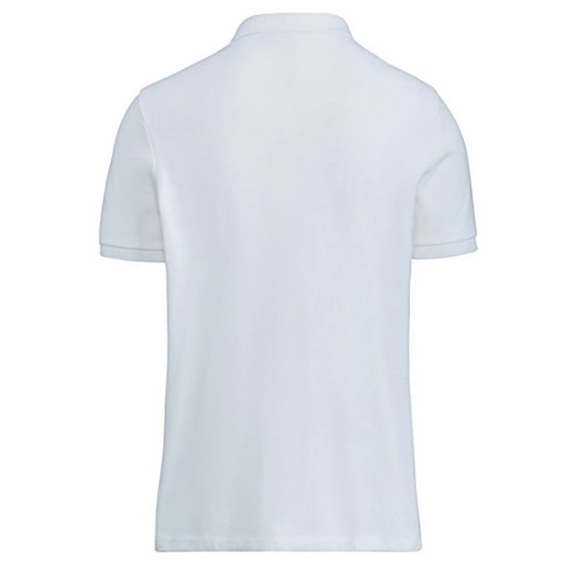 Polo by Ralph Lauren The Mesh Shirt in solid white with navy logo, Large - Picture 6 of 11